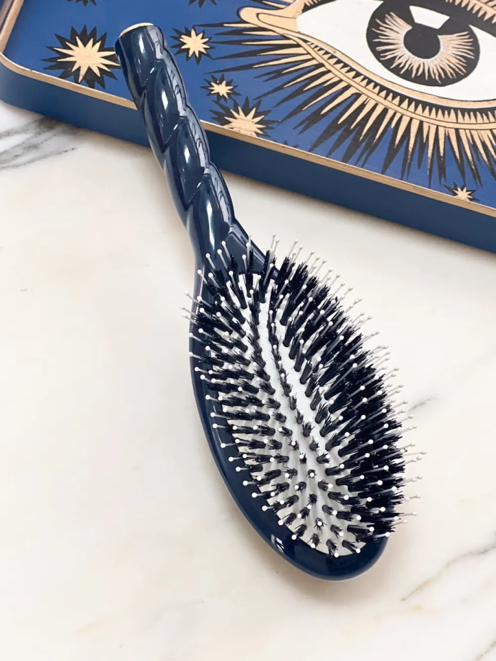 La Bonne Brosse Our Hair Brushes*Limited edition N.03 The Gentle Scalp Care Hair Brush THE ESSENTIAL SOFTNESS Night Blue Constellation