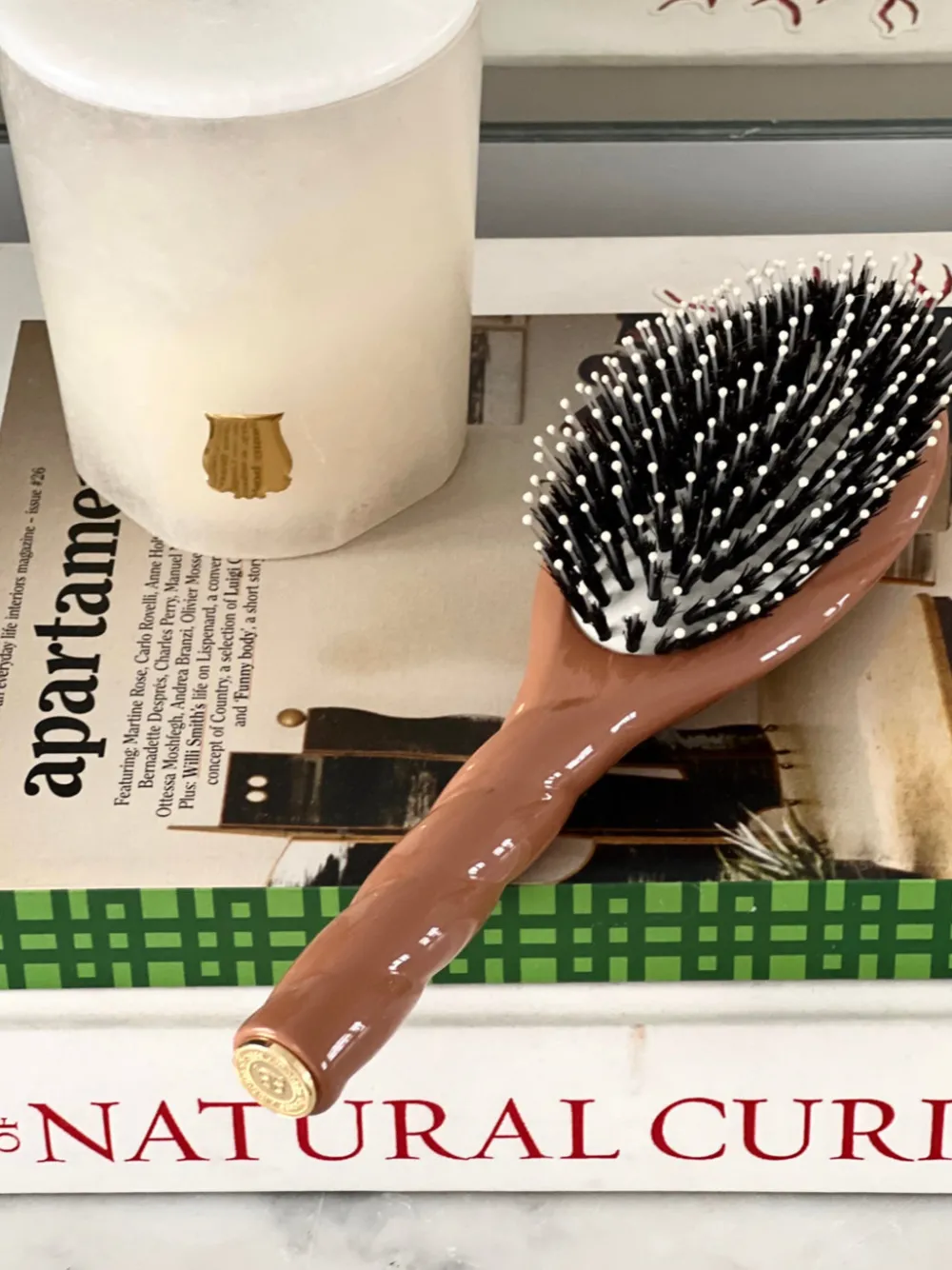 La Bonne Brosse Our Hair Brushes*N.03 The Gentle Scalp Care Hair Brush THE ESSENTIAL SOFTNESS Terracotta