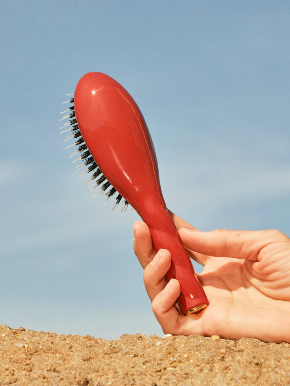 La Bonne Brosse Our Hair Brushes | Our Small Brushes*N.02 The Small Care & Detangling Hair Brush THE ESSENTIAL Clay Court