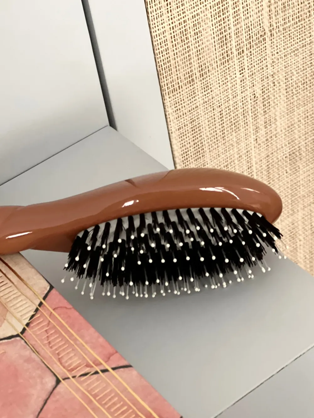 La Bonne Brosse Our Hair Brushes | Our Small Brushes*N.03 The Small Gentle Scalp Care Hair Brush THE ESSENTIAL SOFTNESS Terracotta