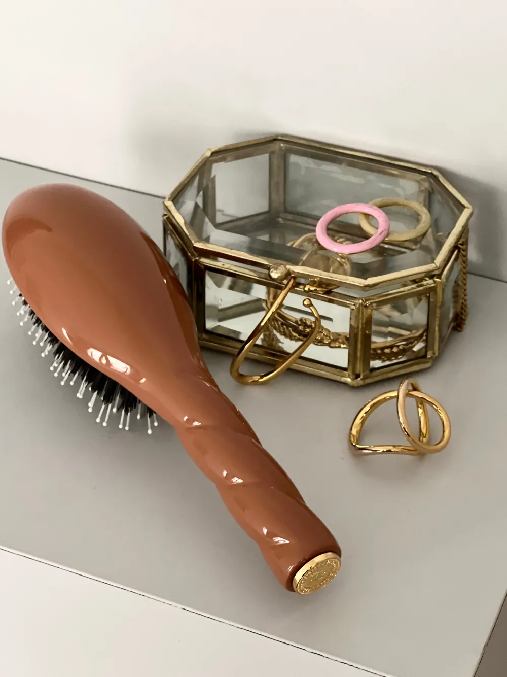 La Bonne Brosse Our Hair Brushes | Our Small Brushes*N.03 The Small Gentle Scalp Care Hair Brush THE ESSENTIAL SOFTNESS Terracotta