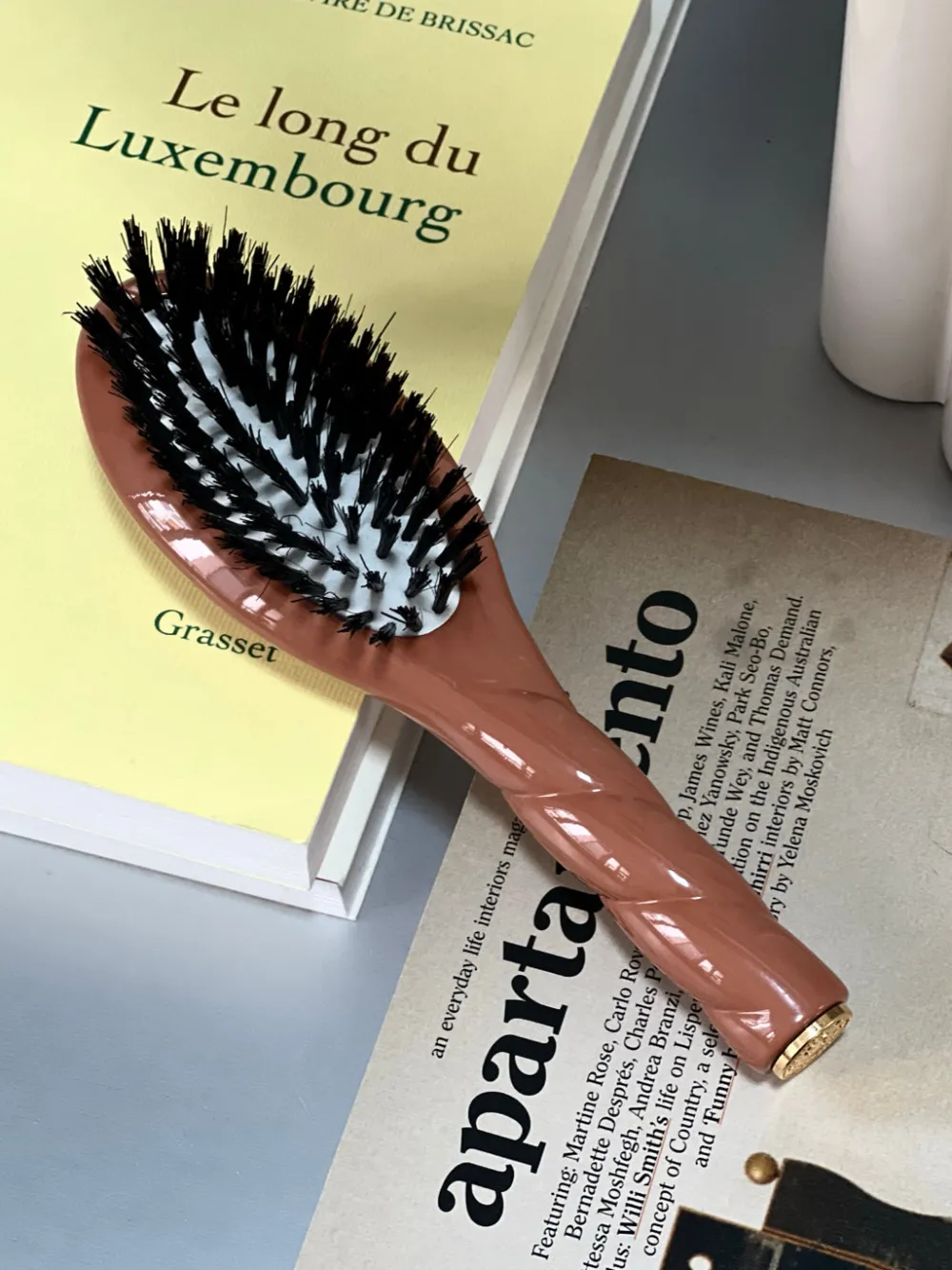 La Bonne Brosse Our Hair Brushes | Our Small Brushes*N.01 The Small Shine & Care Hair Brush THE UNIVERSAL Terracotta